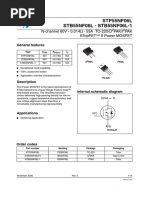 STP55NF06L STB55NF06L - STB55NF06L-1: N-Channel 60V - 0.014 - 55A TO-220/D Pak/I PAK Stripfet™ Ii Power Mosfet