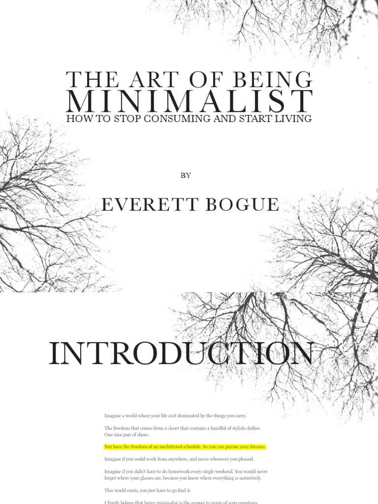 Embracing Minimalism for Freedom | PDF | Consumerism | Minimalism