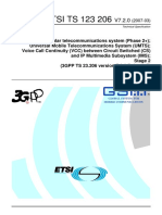 ETSI TS 123 206: Technical Specification