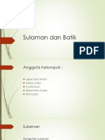 Sulaman Dan Batik