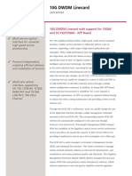 10G DWDM Linecard: 10G DWDM Linecard With Support For 10gbe and Oc192/Stm64 - XFP Based