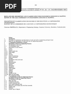 1 Rock And Soil Description And Classification Igneous Rock Rock Geology