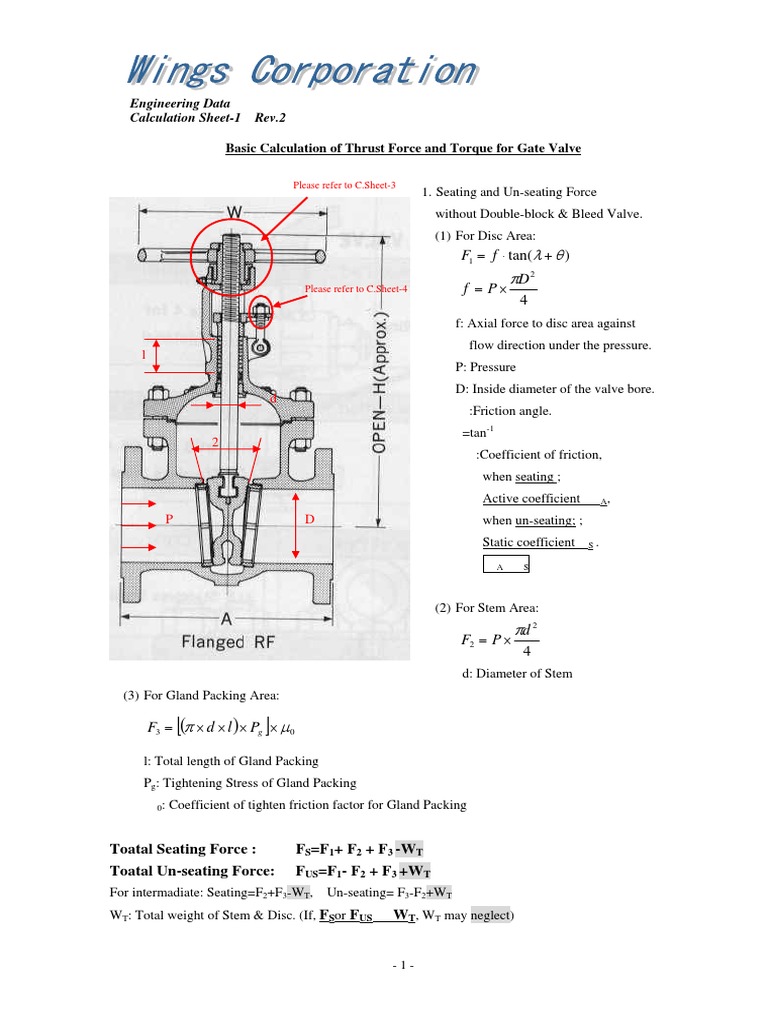 Calculation Sheet1 Rev.2 Basic Calculation of Thrust Force and Torque