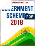 Govt Schemes 2018