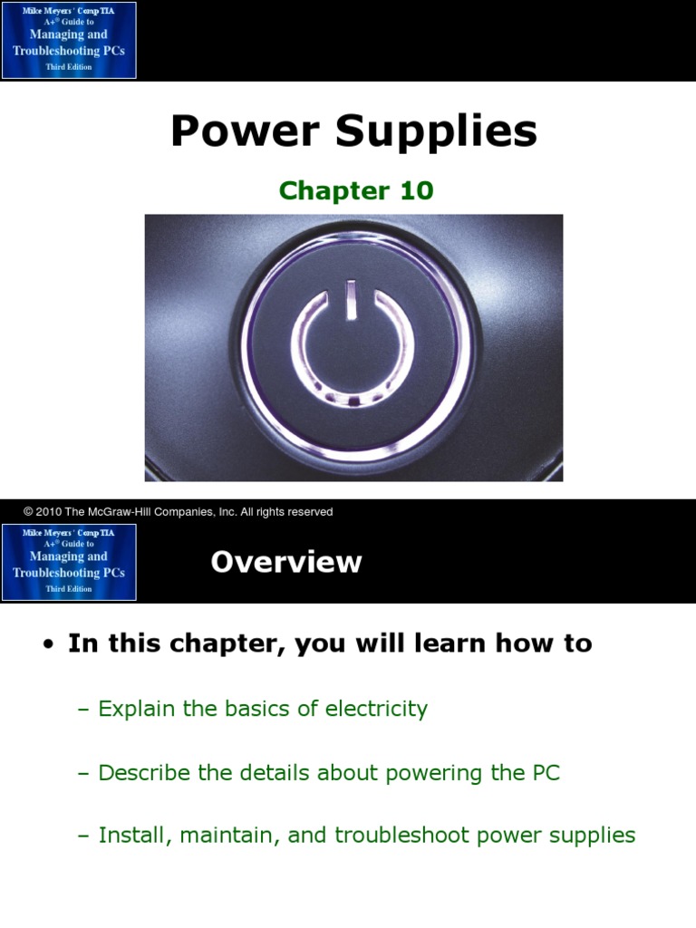 Power Supply Management for PCs | PDF | Power Supply | Alternating Current