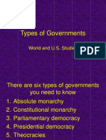 Types of Governments