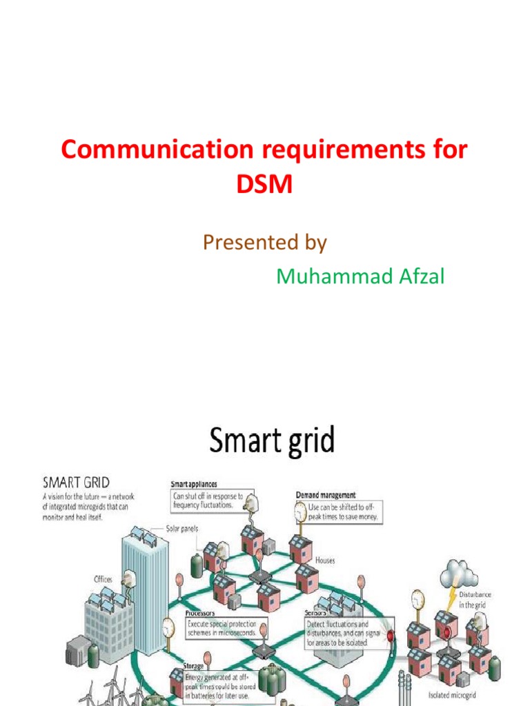 DSM Communication Requirements Overview | PDF | Wireless Lan | Smart Grid
