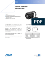 13ZD Series Motorized Zoom Lens: Product Specification