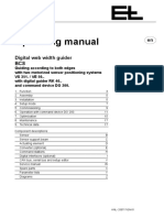 Operating Manual: en Digital Web Width Guider BCS