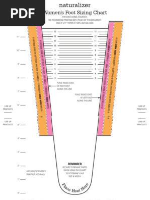 Printable Shoe Size Chart - 21+ PDF Documents Download