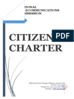 Citizen'S Charter: National Telecommunications Commission