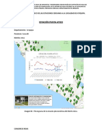 Informe Pluviometrico de Las Estaciones Cercanas A La Localidad de Atiquipa
