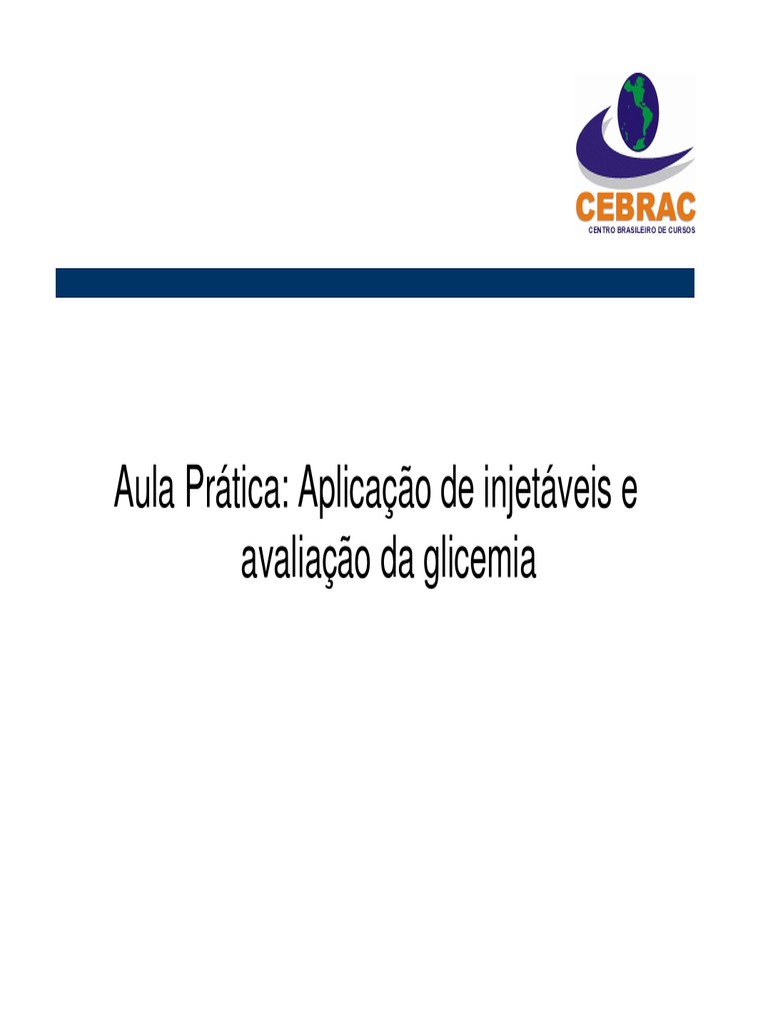 Aula Prática de Aplicação de Injetáveis | PDF | Farmacêutico | Remédio