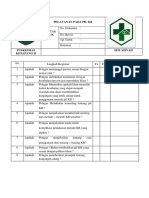 Daftar Tilik Pelayanan Pada Pil KB