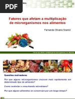 Fatores Que Afetam o Crescimento de Microrganismos
