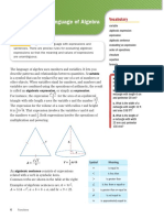 The Language of Algebra: Lesson