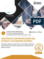 CURSO NUEVA LEY DE CONTRATACIONES DEL ESTADO (AGOSTO 2018)