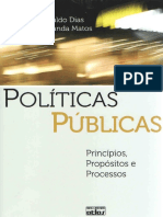 Politicas Públicas Principios, Propósitos e Processos