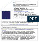 Reconstituting the ‘Third World’_ Poverty Reduction and Territoriality in the Global Politics of Development