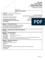 Safety Data Sheet: HI 93733B-0 Ammonia Reagent