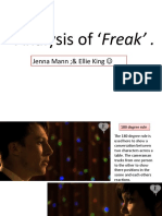 Analysis of Freak' .: Jenna Mann & Ellie King