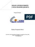 Panduan Lap Skripsi STMIK Nusa Mandiri Jakarta-Revisi