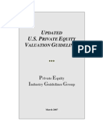 2007 March Updated US PE Valuation Guidelines