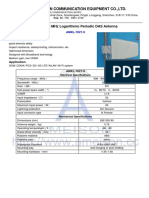 AMXW-2327-10A (2300 - 2700 MHZ Directional Wall Mount Flat Patch Panel Antenna)