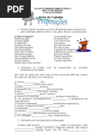 preposições