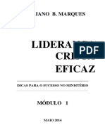 Apostila Lideranc3a7a Cristc3a3 Eficaz Mc3b3dulo 1 Como Atividades PDF