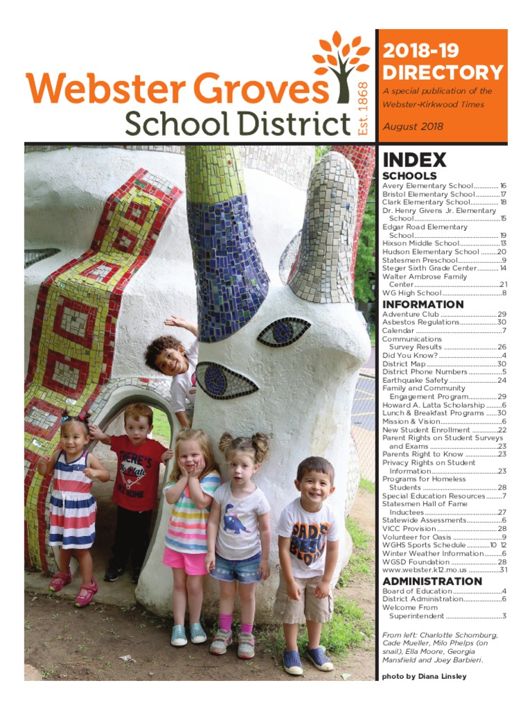 ster Groves School District Directory 201819 Special Education