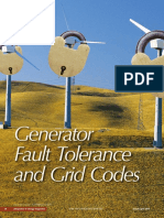 Generator Fault Tolerance and Grid Codes: 1540-7977/10/$26.00©2010 IEEE 18 Power & Energy Magazine March/april 2010
