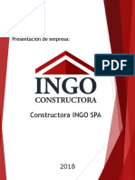 Presentacion Constructora Ingo Spa 2018