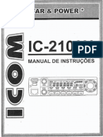 IC-2100H Manual Português PDF
