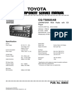Panasonic Cq-Ts0920ab Toyota SM PDF