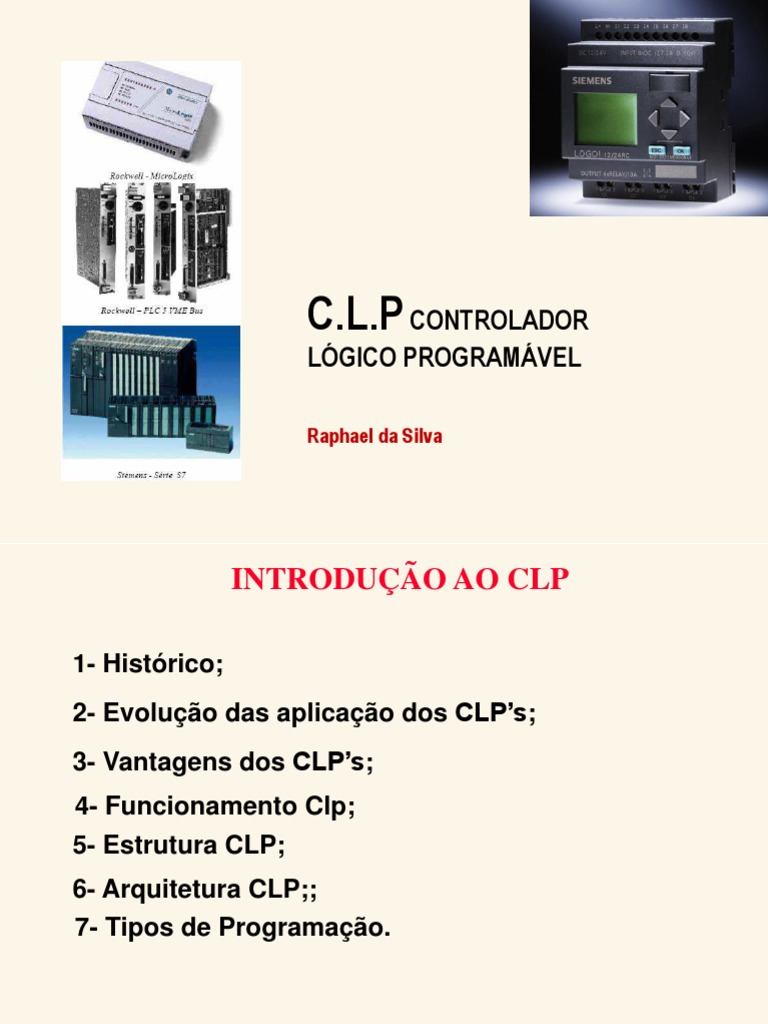 CLP - Esquema Elétrico-Ladder | PDF | Controlador lógico programável ...