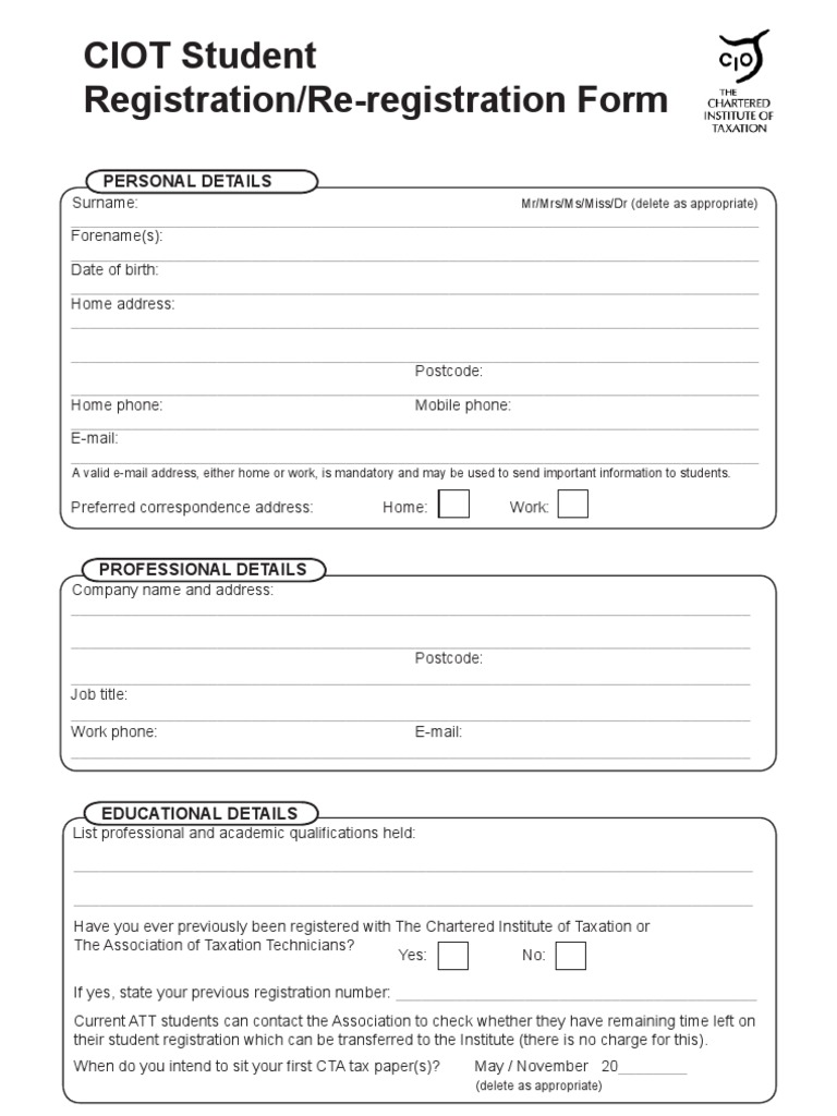 Cta Registration Form _ Clinical trials for medicines: apply for ...