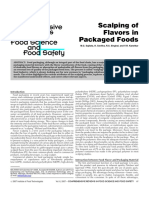 Scalping of Flavors in Packaged Foods