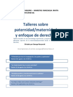 Talleres Paternidad - Maternidad Enfoque Derecho