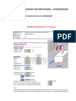 Plantilla Excel Diseño Estructural Concreto Armado de Cimentaciones- CivilGeeks