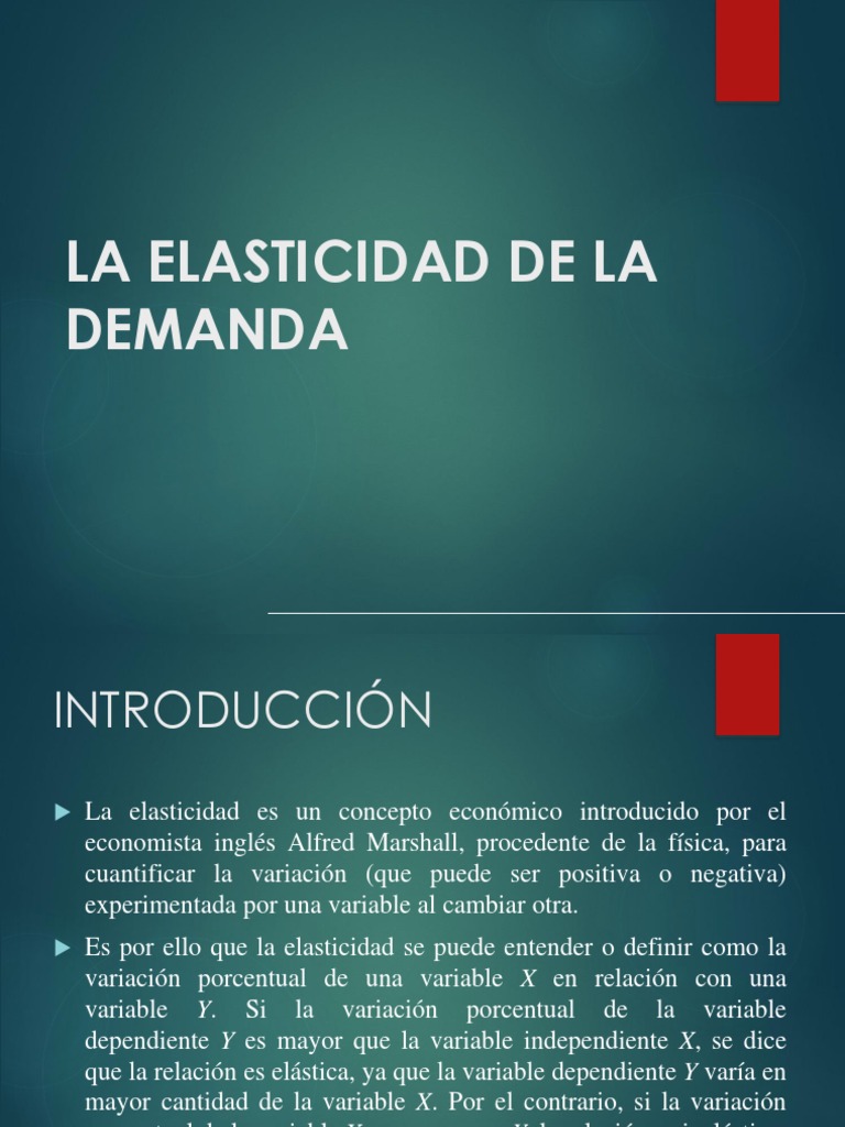 Elasticidad Economia Elasticidad (economía) Microeconomía