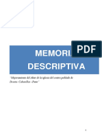 Memoria Descriptiva Iglesia