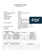 CV Pelatih Futsal Porprov