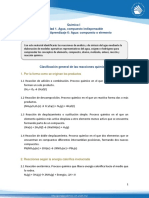 Clasificación de Las Reacciones Quimicas