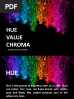 HUE Value Chroma: Aquino, Russel Henry B