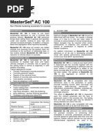 Masterset Ac 100: Non-Chloride Hardening Accelerator For Concrete