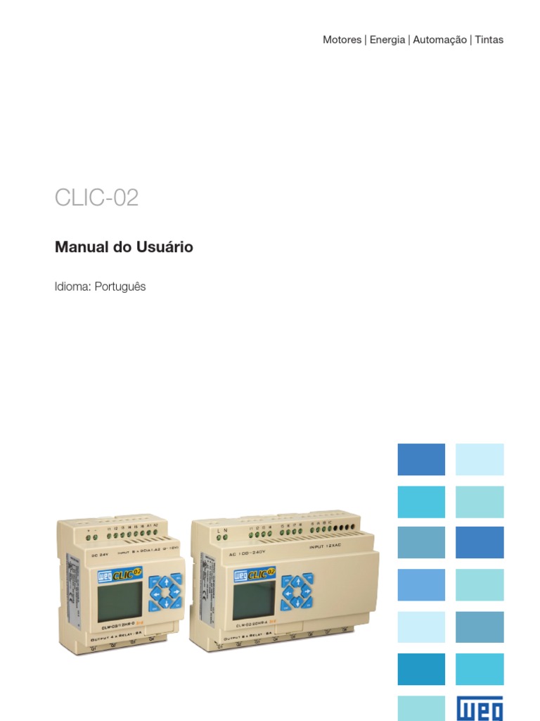 WEG Rele Programavel Clic 02 3rd Manual Portugues BR | PDF ...