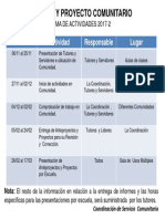 Cronograma 2017-2