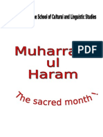 Virtues of The Holy Month of Muharram