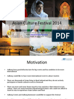 Asian Culture Festival 2014 - Project Proposal